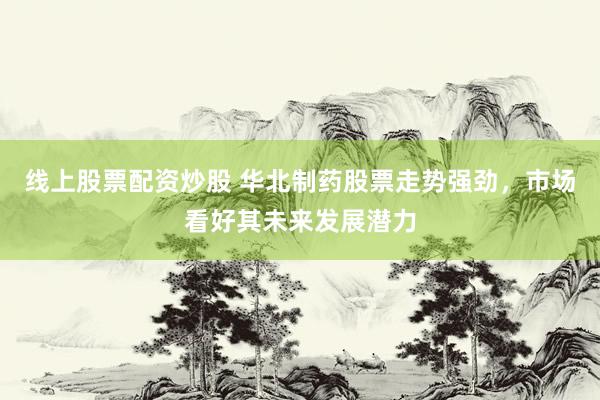 线上股票配资炒股 华北制药股票走势强劲，市场看好其未来发展潜力
